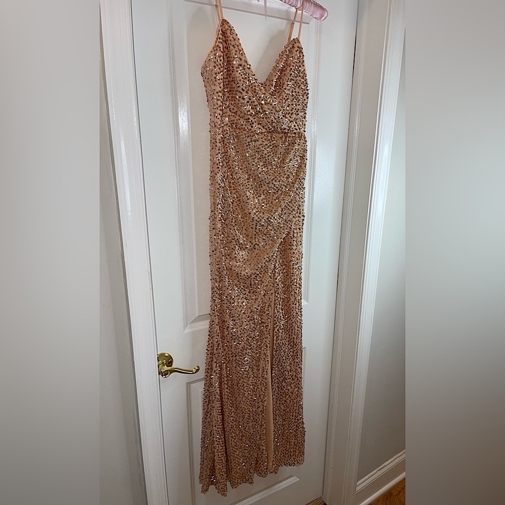Fashion Nova Keilani Sequin Maxi Dress Size Small